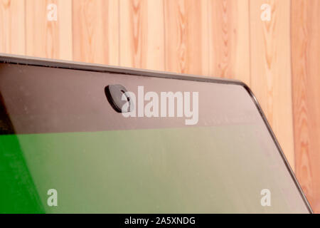 Datenschutz schieben Sie die Abdeckung der Kamera, Webcam Abdeckung für intelligente Geräte Stockfoto