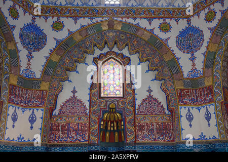 Innenraum des Mausoleums von Prinz Mustafa und Cem Sultan, Bursa, Türkei
