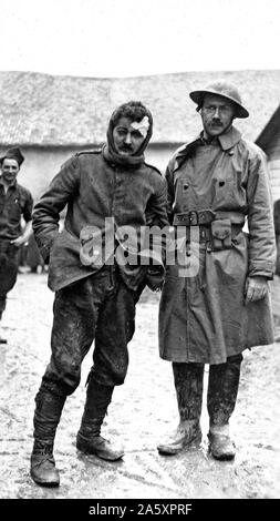 Einer unserer deutschen Gefangenen - Paul Meier 259 Deutsche finden, die Gefangenen durch die 18 US Infanterie in einem Raid durch die Deutschen versucht auf amerikanischen Gräben genommen wurde, Frankreich ca. 3/1/1918 Stockfoto