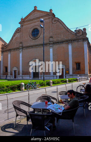 Europa, Italien, Emilia-Romagna, Ferrara, St. Franziskus Kirche Stockfoto