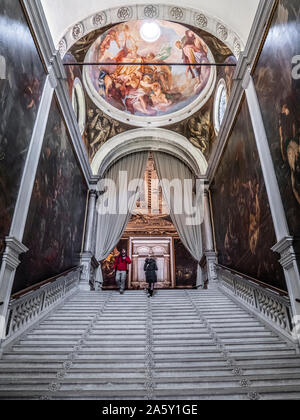 Italien, Veneto, Venedig, Scuola Grande di San Rocco, die Werke von Tintoretto in der Schule der heiligen Rochus Stockfoto