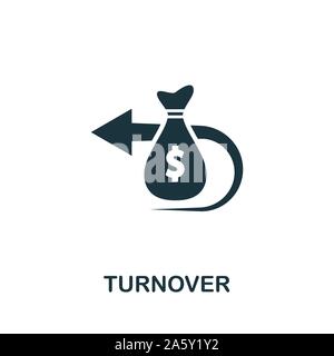 Umsatz vektor Symbol. Kreative Zeichen von Business Administration icons Collection. Gefüllte flache Umsatz Symbol für Computer und mobile Stock Vektor