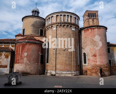 Italien, Veneto, Venedig, San Giacomo dall'Orio Kirche in San Polo Bezirk von Venedig Stockfoto