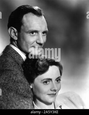 CELIA JOHNSON als Laura Jesson und Trevor Howard als Dr. Alec Harvey in KURZE BEGEGNUNG 1945 Regisseur David Lean aus dem Spiel von Noel Coward ein Noel Coward - Cineguild Produktion/Adler - Löwe Distributoren begrenzt Stockfoto