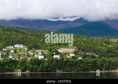 Kanada. Neufundland. Küste in der Nähe von Corner Brook Stockfoto