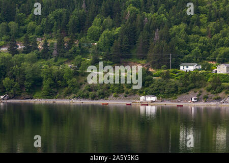 Kanada. Neufundland. Küste in der Nähe von Corner Brook Stockfoto