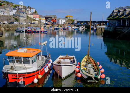 Hafen von Mevagissey Mevagissey St Austell Cornwall England Stockfoto