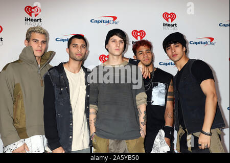 IHeart Radio Music Festival 2019 TMobile Arena Las Vegas, Nv, 21. September 2019 Mit: cnco Wo: Las Vegas, Nevada, United States Wenn: 22 Sep 2019 Credit: DJDM/WENN.com Stockfoto