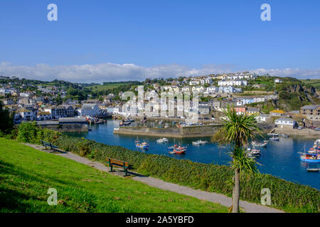 Hafen von Mevagissey Mevagissey St Austell Cornwall England Stockfoto