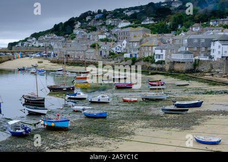 Der Hafen Mousehole Penzance Cornwall England Stockfoto