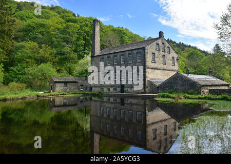 Gibson Mühle, Hardcastle Crags, Halifax, West Yorkshire Stockfoto