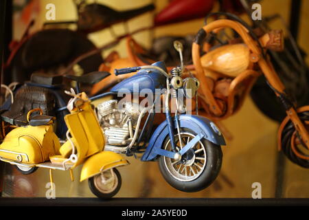 Motorrad Modelle Sammlung Stockfoto