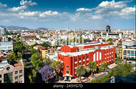 Skyline von Mexiko-Stadt Stockfoto