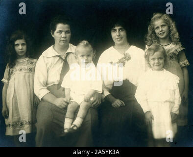 Spanien, Aguilas, Schweizer Migranten 1915 Stockfoto