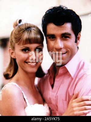 Fett Jahr: 1978 USA Regie: Randal Kleiser Olivia Newton John, John Travolta Stockfoto