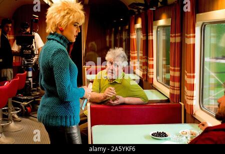 Julieta Jahr: 2016 Spanien Regisseur: Pedro Almodovar Adriana Ugarte, Pedro Almodovar Shooting Bild Stockfoto