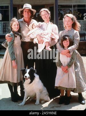 Little House on the Prairie TV-Serie 1974 - 1983 USA Regie: Michael Landon Melissa Gilbert, Michael Landon, Karen Grassle, Lindsay Greenbush, Sidney Greenbush Stockfoto