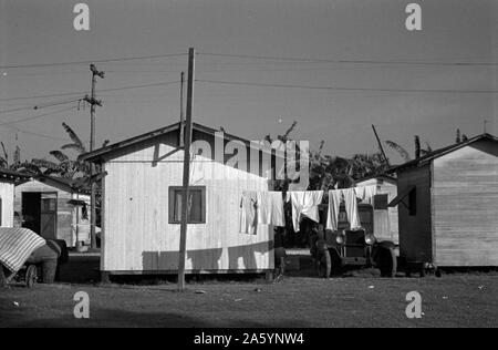 Lebensbedingungen unter den Migranten Obst Arbeitnehmer, die in einem touristischen Camp in der Nähe von Belle Glade, Florida 1937 von Dorothea Lange 1895-1965 Stockfoto