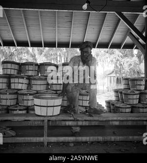 Migranten bringen Arbeiter. Nordostflorida von Dorothea Lange 1895-1965, datiert 1936 Stockfoto