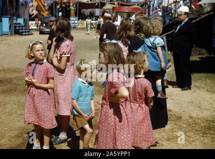 An der Vermont State Fair', Rutland, September 1941 durch Fotograf Jack Delano (1914-1997). Farbe. Stockfoto