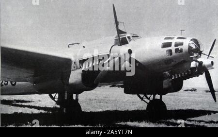 Deutsche Heinkel III Flugzeuge, in Spanien, während des spanischen Bürgerkriegs Stockfoto