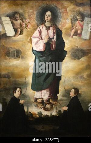 Francisco de Zurbarán (1598 – 1664) der Unbefleckten Empfängnis. 1632-Öl auf Leinwand Stockfoto