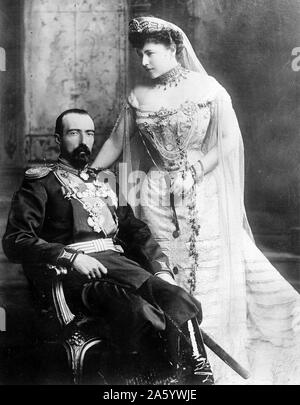 Großartiger Herzog Michael Mikhailovich von Rußland (1861-1929) und seiner Frau Gräfin Sophie von Merenberg, Gräfin de Torbay (1868-1927) Stockfoto