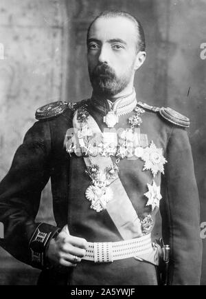 Großartiger Herzog Michael Mikhailovich von Rußland (1861 – 1929) war ein Sohn des Großfürsten Michael Nikolayevich von Russland und ein Enkel von Tsar Nicholas I von Rußland. 1910 Stockfoto