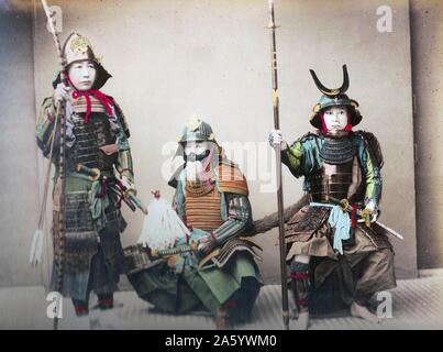 Japanische Samurai-Krieger, 1900 Stockfoto