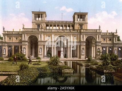 Der Orangerie, Potsdam, Berlin 1890 Stockfoto