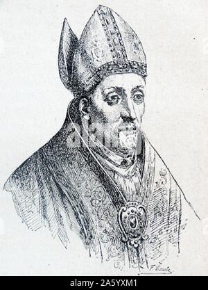 Juan García de Loaysa y Mendoza (1478 in Talavera De La Reina, in der Nähe von Toledo, Spanien – 22 April 1546 in Madrid, Spanien) war ein Spanisch-Erzbischof von Sevilla und Kardinal. Stockfoto