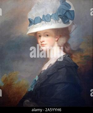 Bild mit dem Titel "Frau Fußballers Sophia Catherine Heywood von George Romney (1734-1802) englischer Porträtmaler. Datiert 1790 Stockfoto