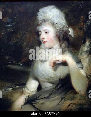 Porträt einer Dame von englischen Porträtmaler Thomas Lawrence (1769-1830). Vom 1800 Stockfoto