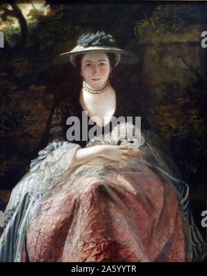 Porträt der Frau Carnac von englischen Porträtmaler Sir Joshua Reynolds (1723-1792). Vom 18. Jahrhundert Stockfoto