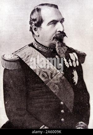 Napoleon III., Kaiser der Franzosen. Aus einem Foto. Stockfoto