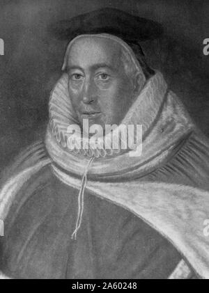 Sir Christopher Yelverton 1536-1612 Englisch Richter und Speaker des House Of Commons 1597. Stockfoto