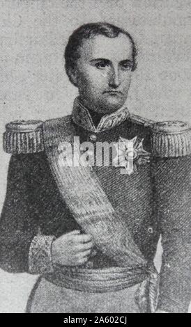 Porträt von Joseph Napoléon Bonaparte (1768-1844), der ältere Bruder von Napoleon Bonaparte, der ihn König von Neapel und Sizilien und später König von Spanien gemacht. Vom 19. Jahrhundert Stockfoto