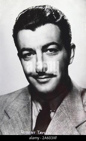 Robert Taylor (1911 – 1969), ein US-amerikanischer Film- und Fernsehschauspieler. Vom 20. Jahrhundert Stockfoto