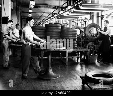 Kelly-Springfield Reifen Pflanze, Fabrikgebäude, 701 Kelly Straße, Cumberland, Allegany County, MD Stockfoto