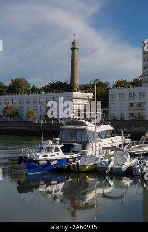 Frankreich, Bretagne, Morbihan, Lorient, Hafen, Hafen, angedockten Boote, Stockfoto