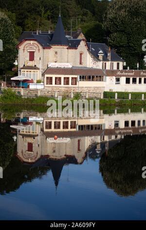 Frankreich, Orne Bagnoles de l'Orne, rund um den See Stockfoto