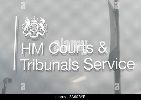HM Gerichte und Gerichtshöfe, Glagow tribunale Centre, Glasgow, Schottland, Großbritannien Stockfoto