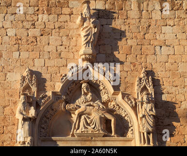 Kroatien, Dubrovnik, Altstadt, Franziskaner Kirche und Kloster, Stockfoto