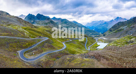 Österreich, Tirol, Kaunertaler Gletscher Straße Stockfoto