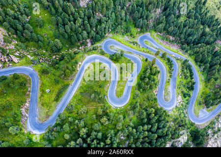 Österreich, Tirol, Kaunertaler Gletscher Straße Stockfoto