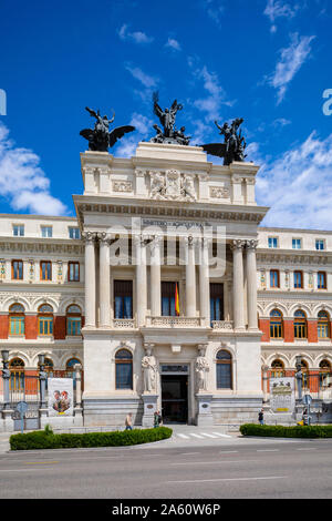 Palast der Fomento, Madrid, Spanien, Europa Stockfoto