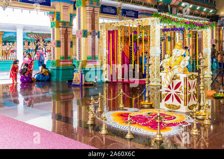 Sri Mahamariamman Tempel in Kuala Lumpur, Malaysia, Südostasien, Asien Stockfoto