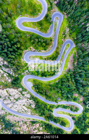 Österreich, Tirol, Kaunertaler Gletscher Straße Stockfoto