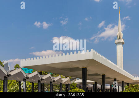 Die Nationale Moschee von Malaysia in Kuala Lumpur, Malaysia, Südostasien, Asien Stockfoto