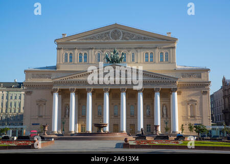 Bolschoi-Theater, Moskau, Russland, Europa Stockfoto